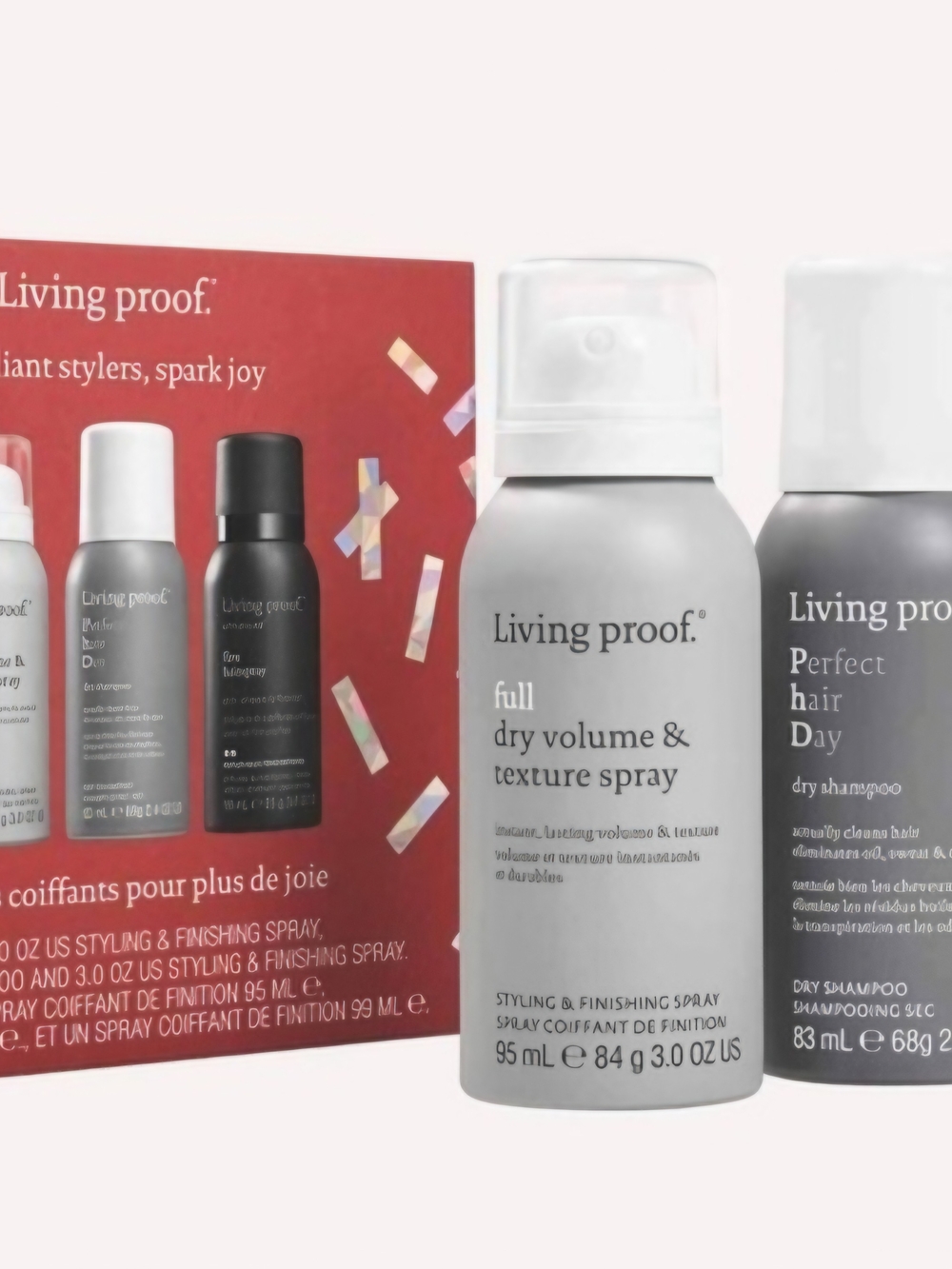 Living Proof Full Dry Volume & Texture Spray - Light Gray Bottle